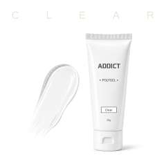  פוליג'ל אדיקט צבע שקוף  מכיל 30 גרם  ADDICT