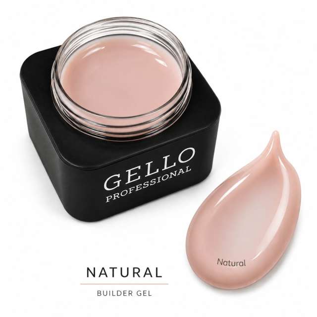 ג׳ל בנייה ג׳לו -GELLO בצבע נטורל מכיל 30g